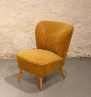 Fauteuil cocktail jaune
