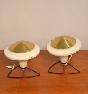 Paire de lampes tchèques des années 60