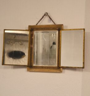Miroir triptyque ancien