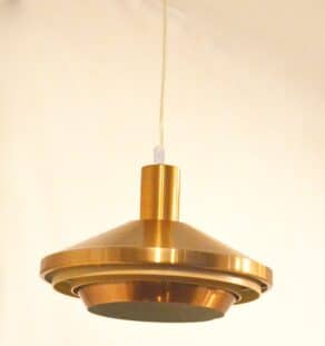 Suspension scandinave en métal cuivrée