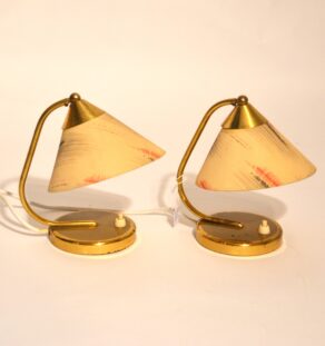Paire de lampes à poser années 50