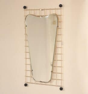 Miroir de forme libre années 60