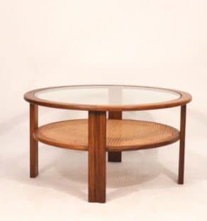 table basse scandinave vintage cannée