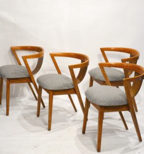 Série de 4 chaises Art déco