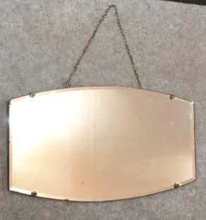 Miroir biseauté à chaînette