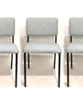 Paires de chaises pied de poule