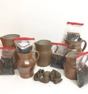 Carafes en grès et Thé de noël maison