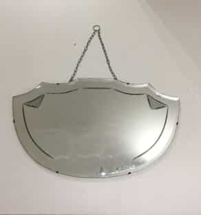 Miroir années 50 à motif