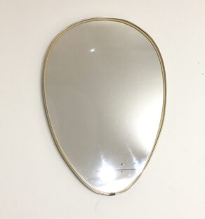 Miroir doré forme libre