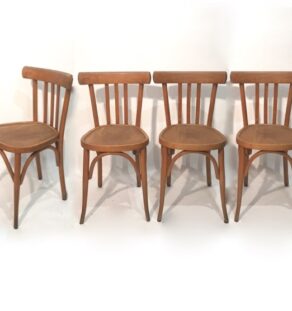Série de 4 chaises bistrot