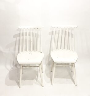 Paire de chaises style Tapiovaara