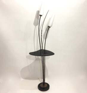 Lampadaire tablette années 60