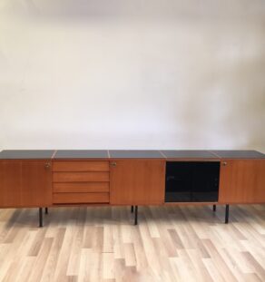 Enfilade moderniste en teck 300 cm