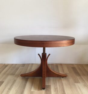 Table transformable de Luigi Bartolini en palissandre de Rio