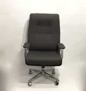 FAUTEUIL DE BUREAU BORSANI RETAPISSÉ PIERRE FREY
