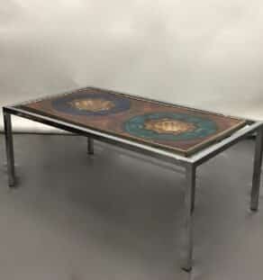 Table basse céramique années 60