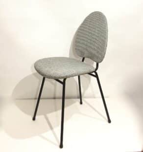 Série de 4 chaises Hitier pied de poule