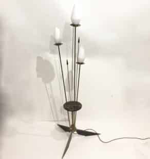 Lampadaire trois opalines