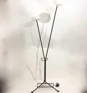 Lampadaire tripode à 2 coupes