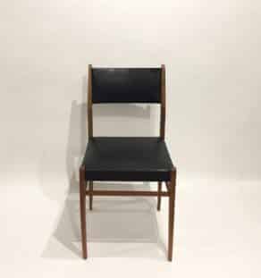 Série de 4 chaises skaï veiné