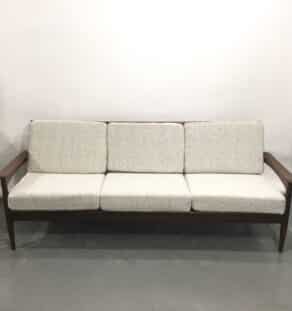 Canapé scandinave en palissandre de Rio