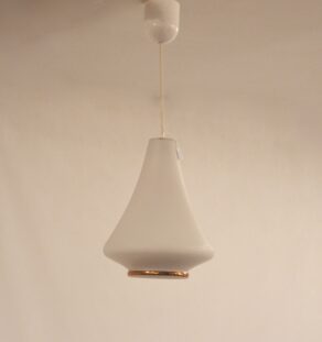 Suspension opaline années 60