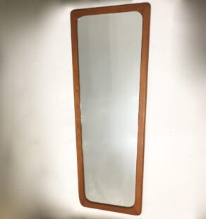 Grand miroir en teck