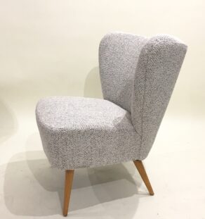 Fauteuil cocktail retapissé