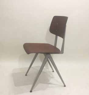 CHAISE GALVANITAS PIEDS GRIS