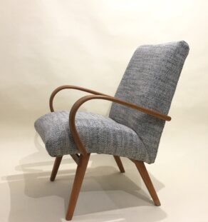 Fauteuil années 60 retapissé