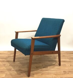 FAUTEUIL ANNÉES 60 BLEU