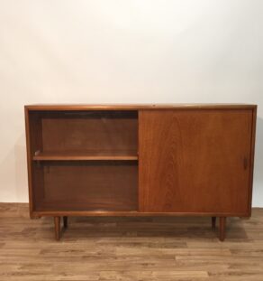 Vitrine scandinave en teck