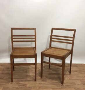 Paire de chaises années 40 René Gabriel