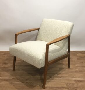 Fauteuil années 60 bouclette