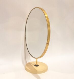 Miroir à poser doré