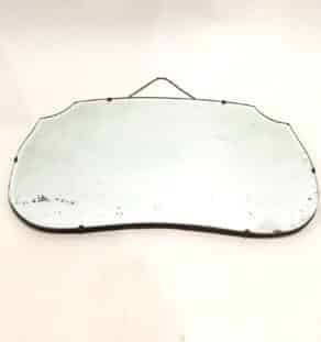 Miroir biseauté mercurisé