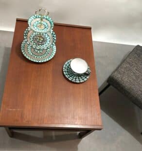 Table basse scandinave teck – Image 2