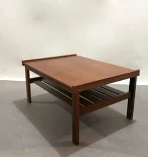 Table basse scandinave teck – Image 3
