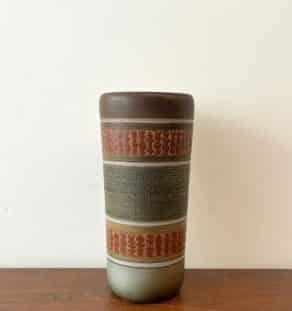 Vase rouleau en céramique de René Maurel