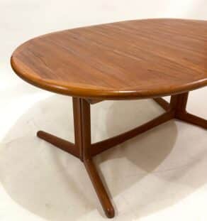 Table à manger danoise avec rallonge