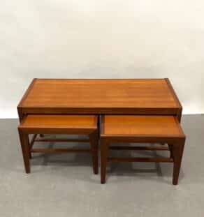 Grande table basse scandinave et ses gigognes