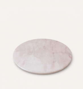 Plateau en marbre rose