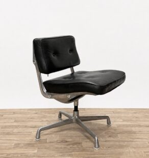 Intermediate Chair cuir noir - Eames
