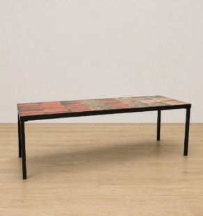 Table basse Capron années 60