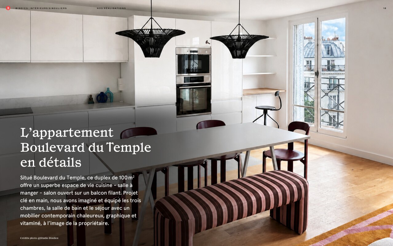 Studio Bindies - Réalisations