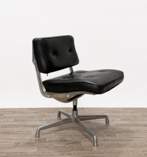 Intermediate Chair cuir noir - Eames