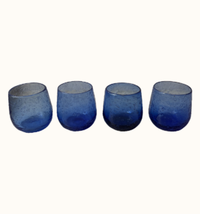 Série de 4 verres à eau Biot